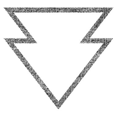 Kumaş dokulu simgesi aşağı yön