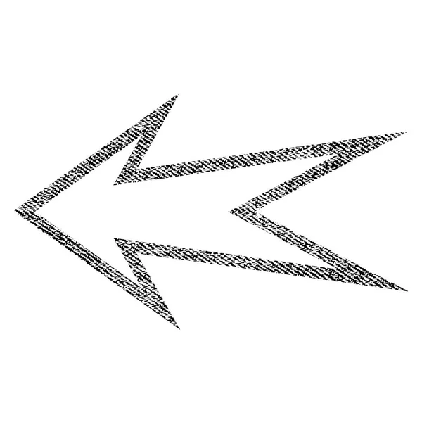 Pfeil links Textur-Symbol — Stockvektor