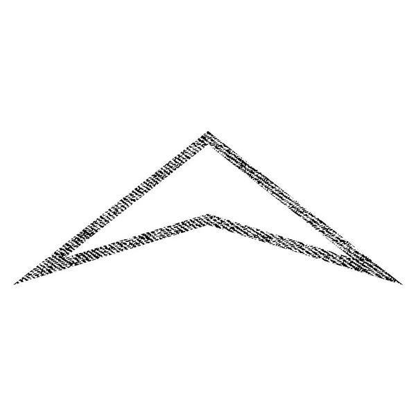 生地の織り目加工のアイコンを矢印 — ストックベクタ