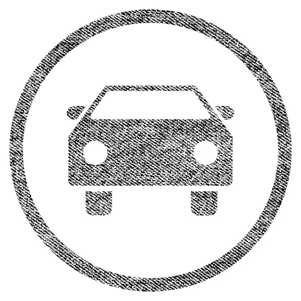 Ikona teksturowanej tkanina samochodu — Wektor stockowy