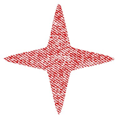 Işıltı yıldız kumaş dokulu simgesi