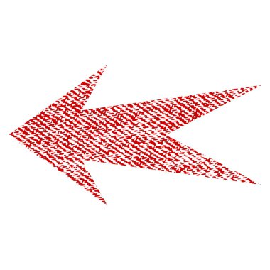 Ok sol kumaş dokulu simgesi