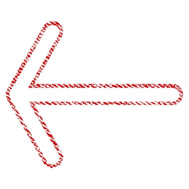 Ok sol kumaş dokulu simgesi