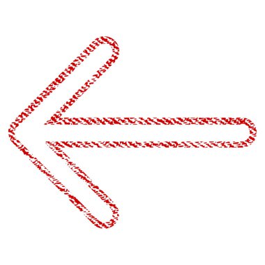 Ok sol kumaş dokulu simgesi