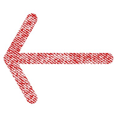 Ok sol kumaş dokulu simgesi