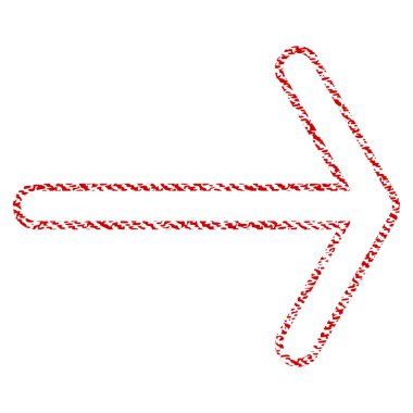 Ok sağ kumaş dokulu simgesi