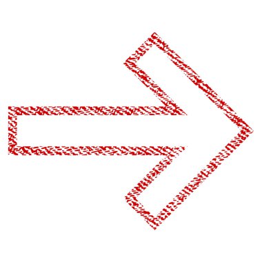 Ok sağ kumaş dokulu simgesi