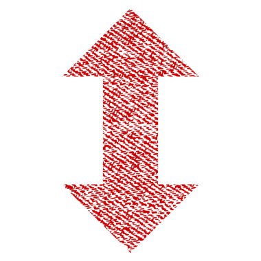 Simge dikey Exchange okları kumaş dokulu