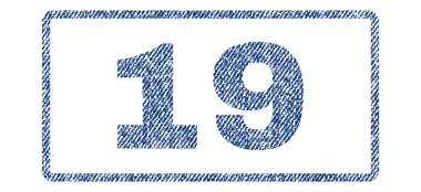 19 Tekstil damgası