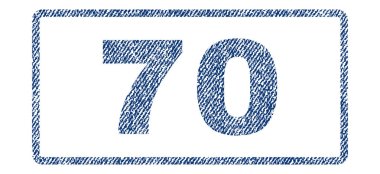 70 Tekstil damgası