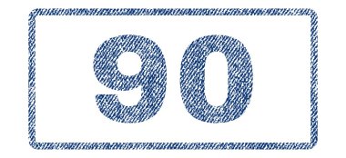 90 Tekstil damgası