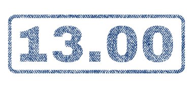 13.00 Tekstil damgası