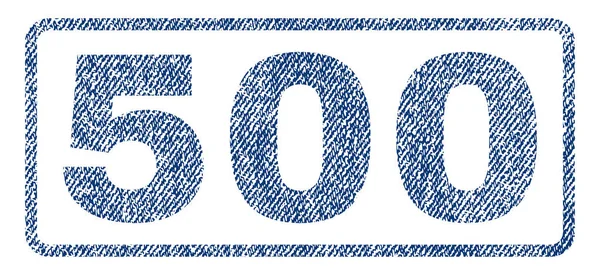 500 Timbre textile — Image vectorielle