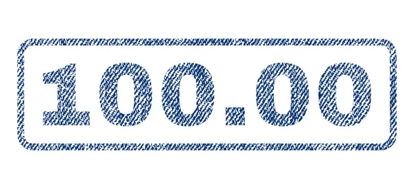 100,00 σήμανση κλωστοϋφαντουργικών — Διανυσματικό Αρχείο