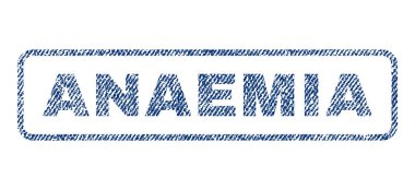 Anemi (kansızlık) Tekstil damgası