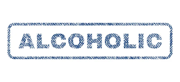 Alkoholos textil bélyegző — Stock Vector