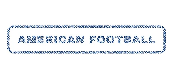 Amerikan futbolu Tekstil damgası — Stok Vektör