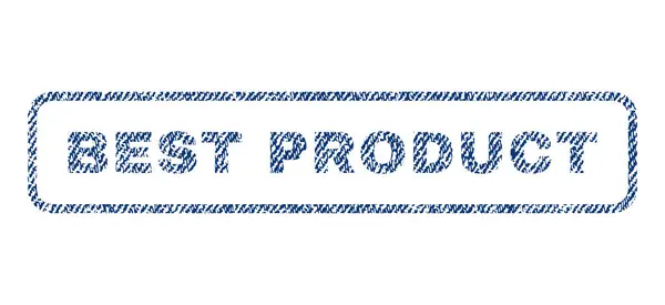 En iyi ürün Tekstil damgası — Stok Vektör