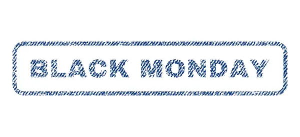 Чёрный понедельник — стоковый вектор