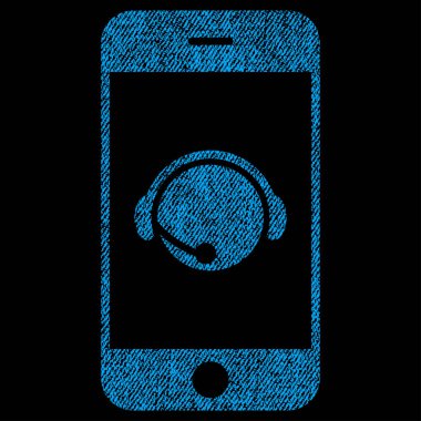 Simge Smartphone işleç iletişim başkanı kumaş dokulu