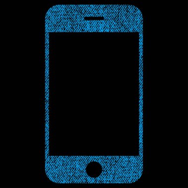 Smartphone kumaş dokulu simgesi
