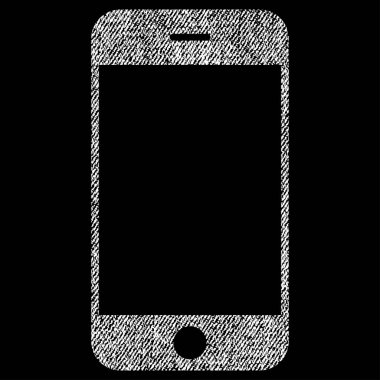 Smartphone kumaş dokulu simgesi