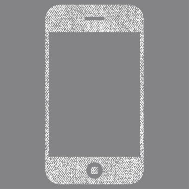 Smartphone kumaş dokulu simgesi