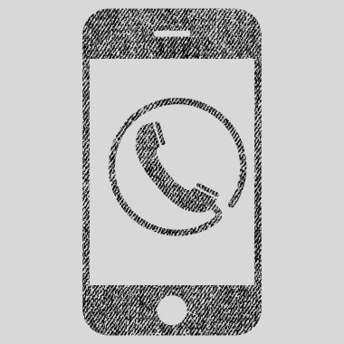 Telefon kumaş dokulu simgesi