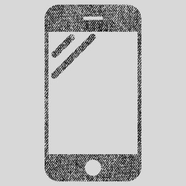 Simge Smartphone perde kumaş dokulu