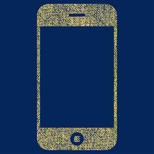 Smartphone kumaş dokulu simgesi