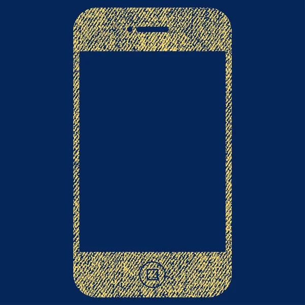 Smartphone kumaş dokulu simgesi