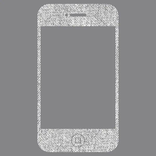 Текстурированная икона смартфона — стоковый вектор