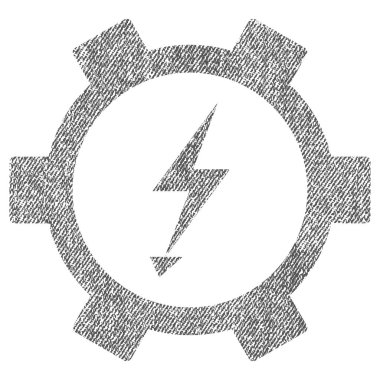 Simge elektrik enerji Dişli çark kumaş dokulu