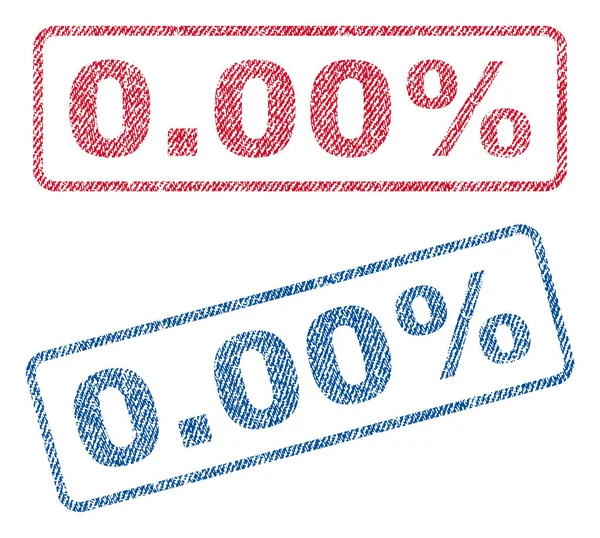 0.00% テキスタイル スタンプ — ストックベクタ