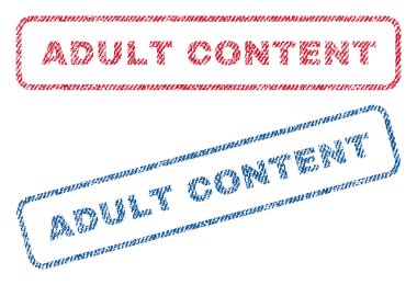 Yetişkin içerik Tekstil pullar