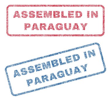 Paraguay Tekstil pul monte