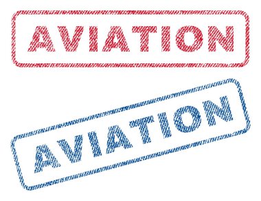 Havacılık Tekstil pullar