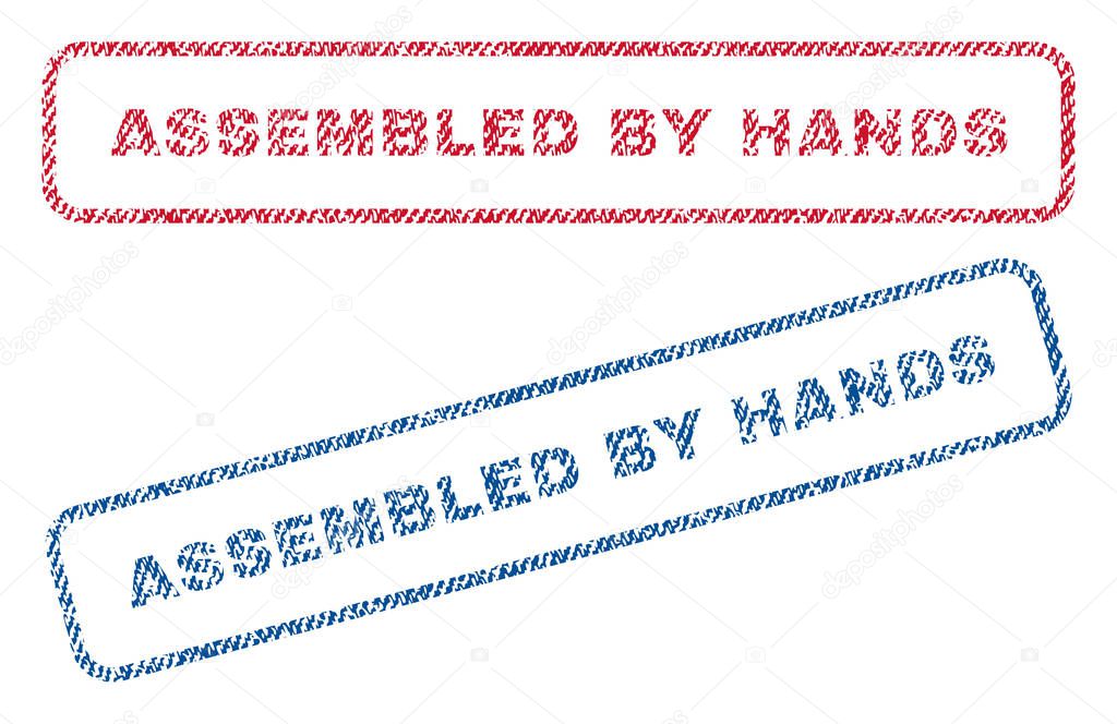 Assembled By Hands Textile Stamps