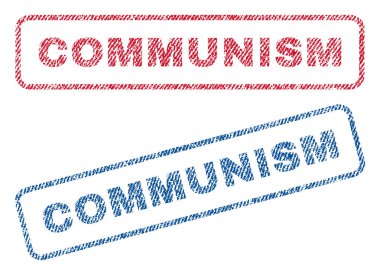 Komünizm Tekstil pullar