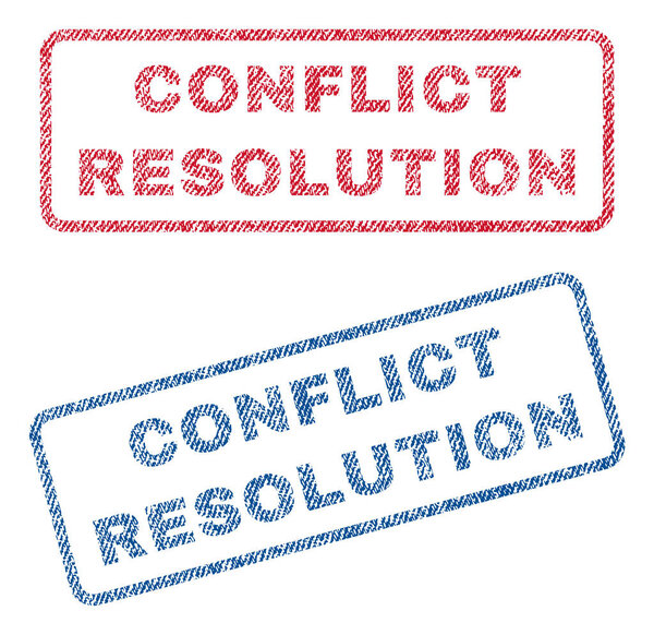 Текстильные марки для разрешения конфликтов
