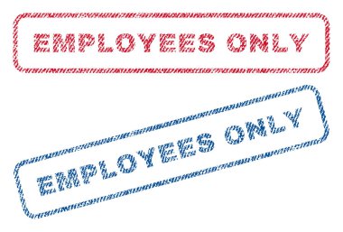 Çalışanların sadece Tekstil pullar