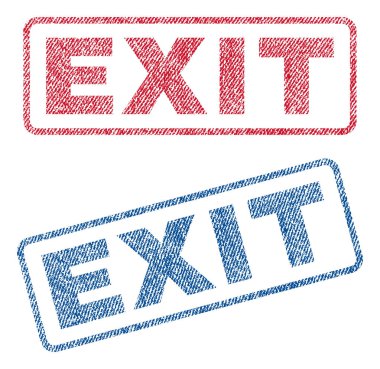 Çıkış Tekstil pullar