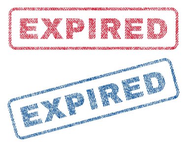 Süresi dolan Tekstil pullar