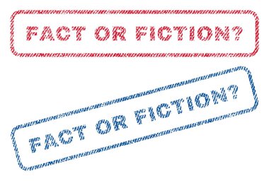 Gerçek ya da kurgu soru Tekstil pullar