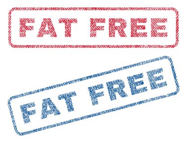 Şişman ücretsiz Tekstil pullar