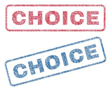 Seçim tekstil pullar