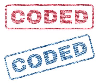 Kodlanmış Tekstil pullar