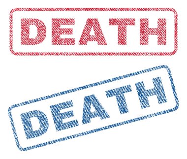 Ölüm Tekstil pullar