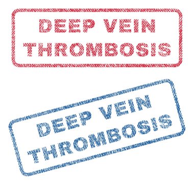 Derin Ven Trombozu Tekstil pullar
