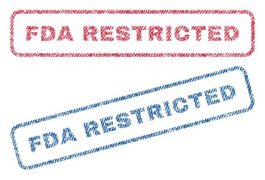 FDA sınırlı Tekstil pullar